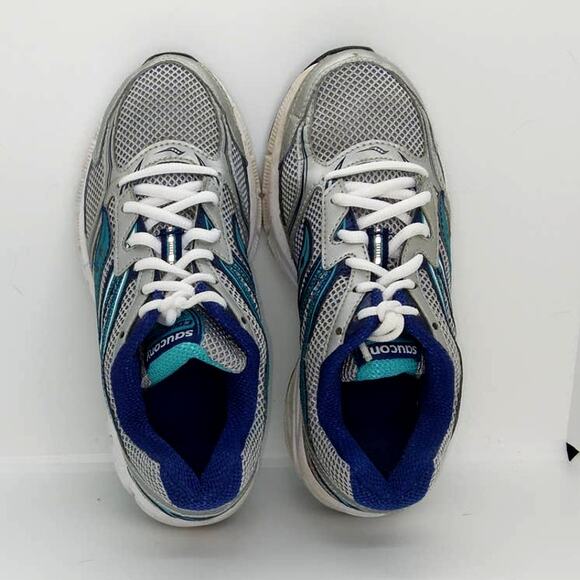 Saucony Cohesion 9 Women's Gray Green Running Sneakers - Size 6 - Picture 3 of 6